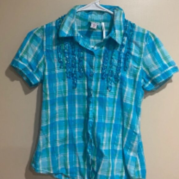 adorable y2k button up - Picture 1 of 5
